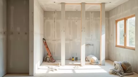 Ścianki działowe cena robocizny