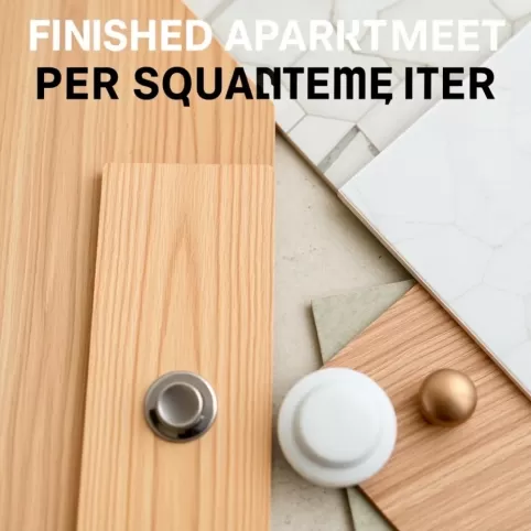 Wykończenie mieszkania pod klucz cena za m2